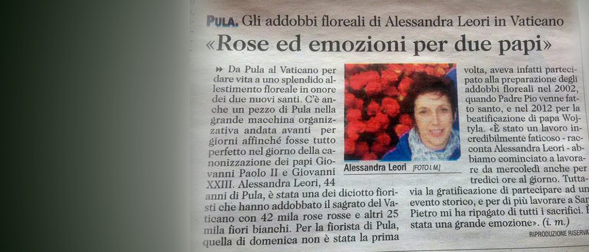 Floricoltura Loi - in Vaticano