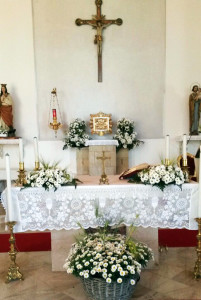 allestimento floreale Sant'Isidoro l'Agricoltore